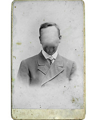 Image showing Vintage photo man