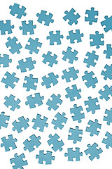 Image showing background with puzzles