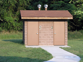 Image showing Outdoor Toilet