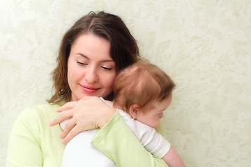 Image showing mother and son