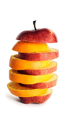 Image showing apple and orange