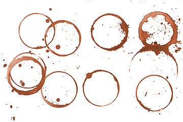 Image showing Coffee stains