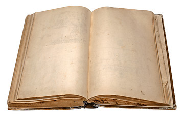 Image showing old open book