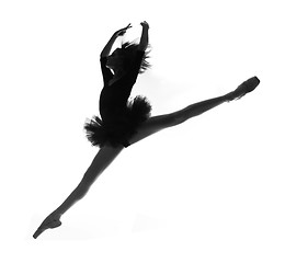 Image showing Female Ballerina in Studio