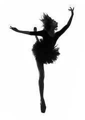 Image showing Female Ballerina in Studio
