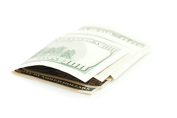 Image showing Crumpled dollars