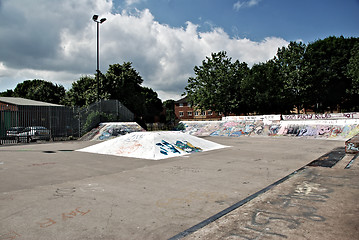 Image showing Skate Park Ramps