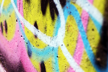 Image showing Close Up Graffiti