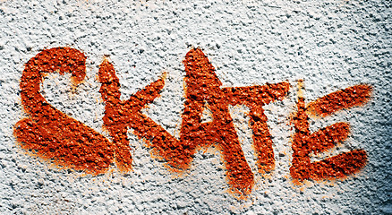 Image showing Skate Graffiti