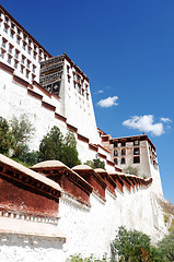 Image showing Landmark of the famous Potala Palace in Lhasa Tibet