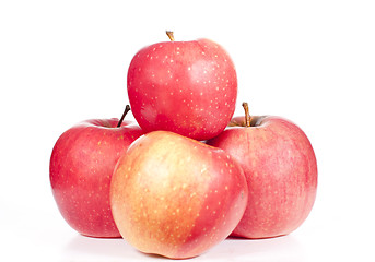 Image showing apples are red