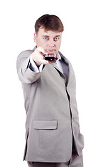 Image showing Man with remote control