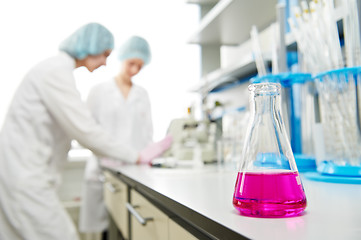 Image showing medical female scientists in a laboratory