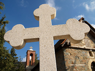 Image showing Cross and Chapel