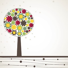 Image showing Abstract tree. Vector illustration