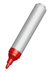 Image showing Red felt tip marker