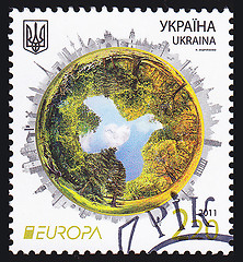 Image showing Ukrainian Postal Stamp