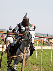 Image showing Riding knight