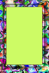 Image showing abstract colorful frame