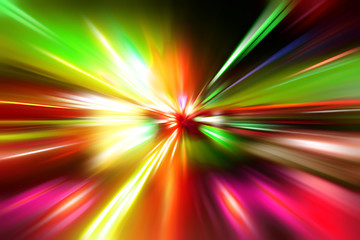 Image showing colorful  radial radiant effect