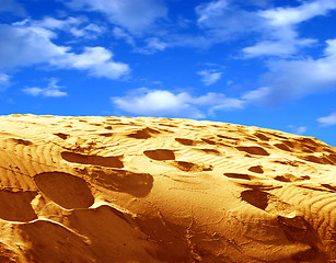 Image showing Sand and sky