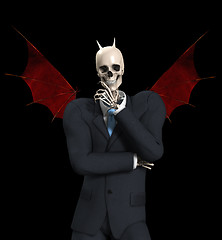 Image showing Very Evil Businessman