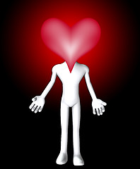 Image showing Big Heart Head 