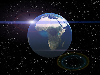 Image showing The Earth In Space