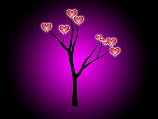 Image showing Tree Of Hearts 