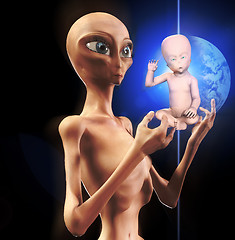 Image showing The Star Child Is Born 