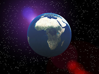 Image showing The Earth In Space