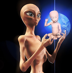 Image showing The Star Child Is Born 