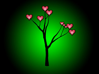 Image showing Tree Of Hearts 