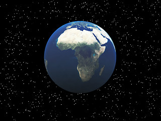 Image showing The Earth In Space