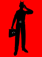 Image showing The Devil Businessman