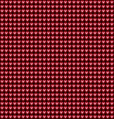 Image showing Red And Pink Heart Pattern 