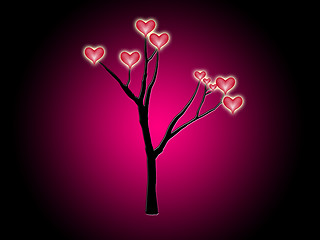 Image showing Tree Of Hearts 