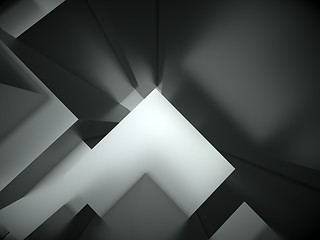 Image showing 3d abstract architectural background