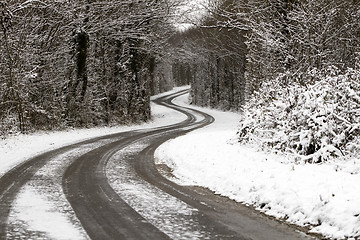 Image showing Snowy Road