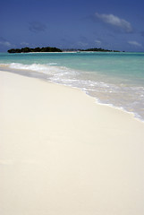 Image showing Desert Maldivian island