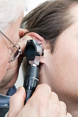 Image showing Ear examination