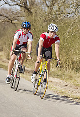 Image showing Racing Cyclists