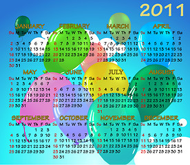 Image showing Calendar 2011.