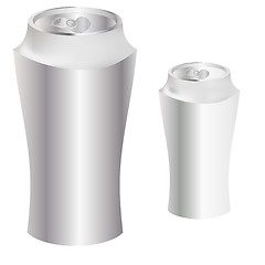 Image showing Blank Metal Can. Vector Illustration