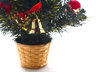 Image showing Christmas tree close up
