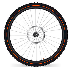 Image showing Bike wheel