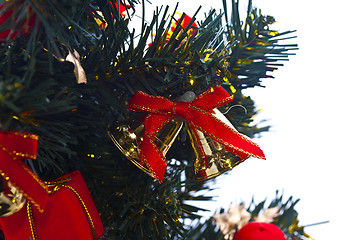 Image showing Christmas tree close up