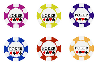 Image showing Casino Chips