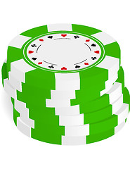 Image showing Gambling chips