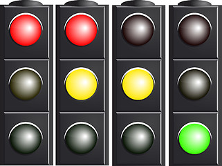 Image showing Traffic Light. Variants.